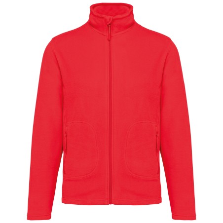Unisex eco-friendly micro-polarfleece jacket