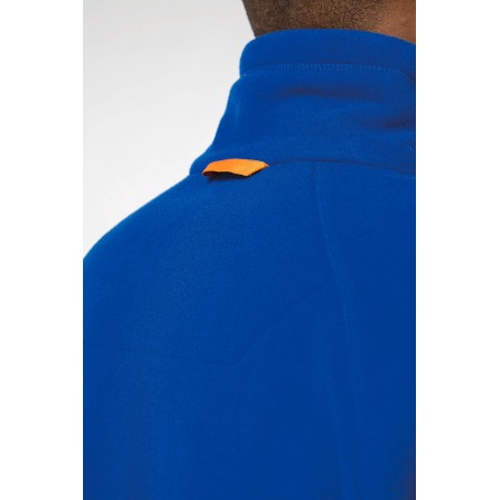 Men\\\'s microfleece zip jacket with raglan sleeves