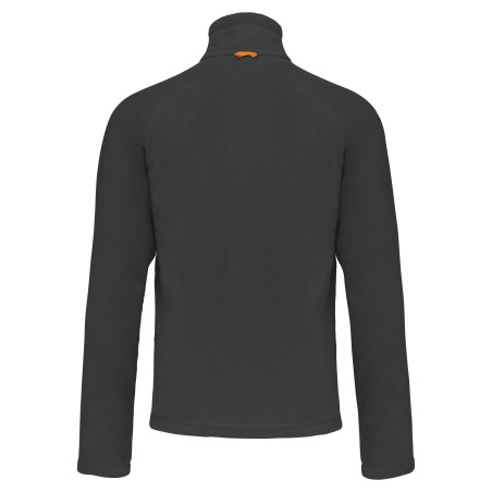 Men\\\'s microfleece zip jacket with raglan sleeves