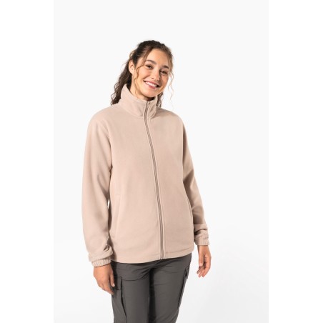 Chaqueta polar ajustable con puños elásticos