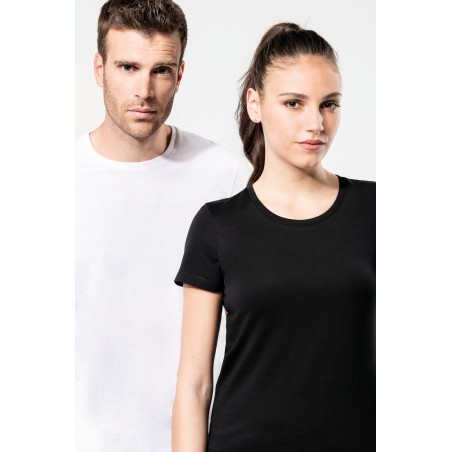 Camiseta Supima® cuello redondo manga corta mujer