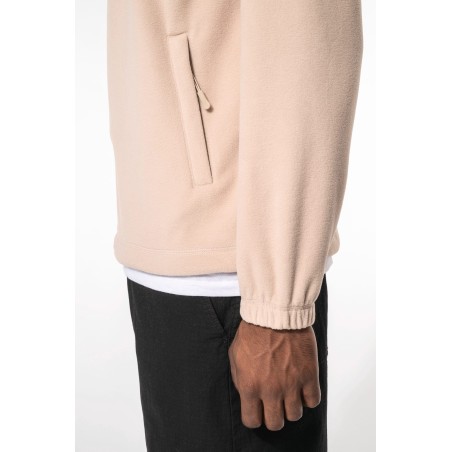 Chaqueta polar ajustable con puños elásticos