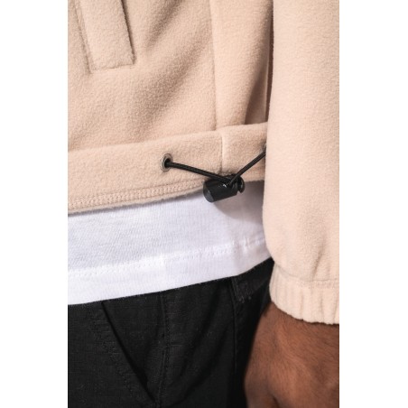 Chaqueta polar ajustable con puños elásticos