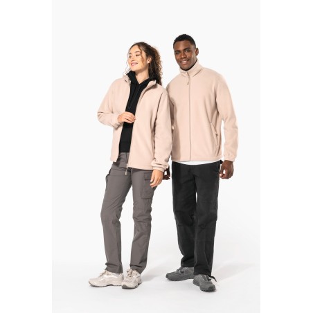 Chaqueta polar ajustable con puños elásticos