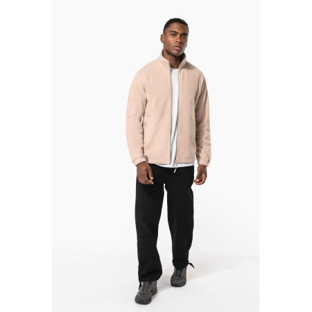 Chaqueta polar ajustable con puños elásticos