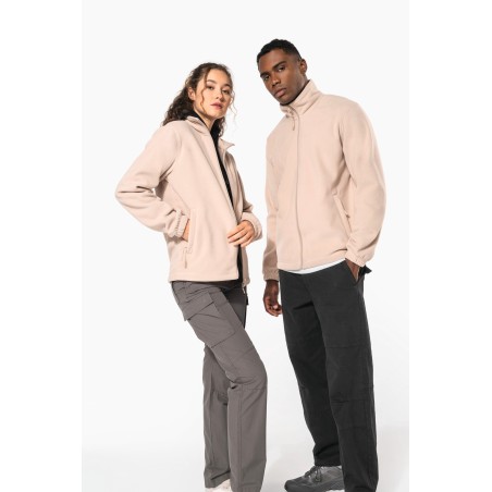 Chaqueta polar ajustable con puños elásticos