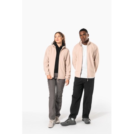 Chaqueta polar ajustable con puños elásticos
