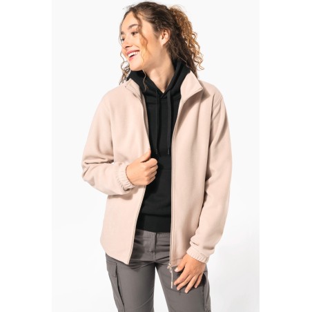 Chaqueta polar ajustable con puños elásticos