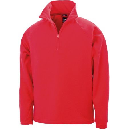 Micropolar cuello con cremallera