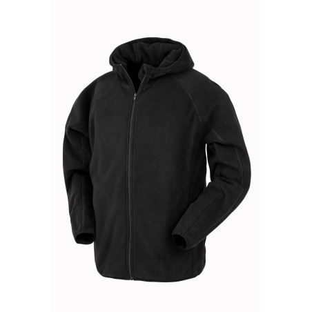 Chaqueta capucha micropolar - Material reciclado