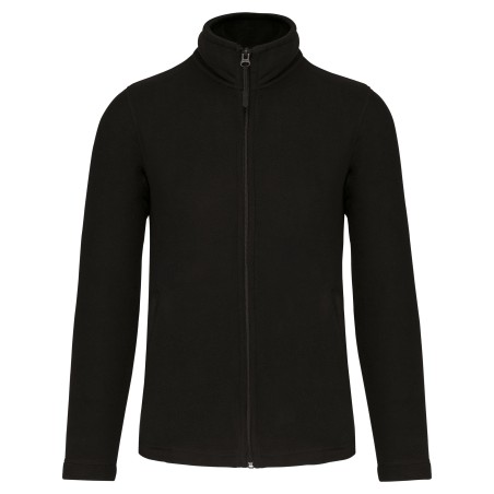 Full zip microfleece jacket man
