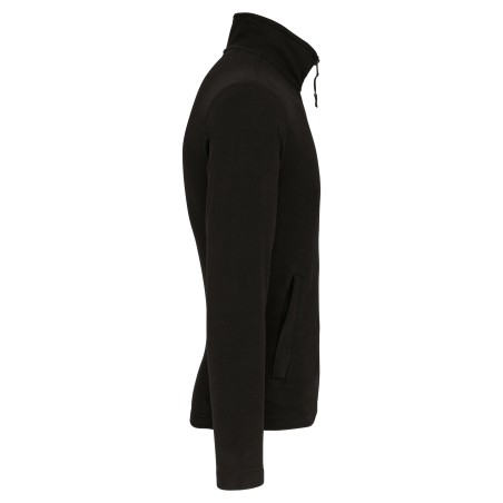 Full zip microfleece jacket man