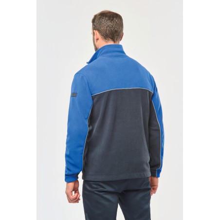 Unisex eco-friendly two-tone polarfleece jacket