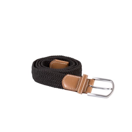 Braided elasticated belt