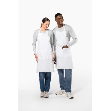 Polycotton apron high-temperature washable