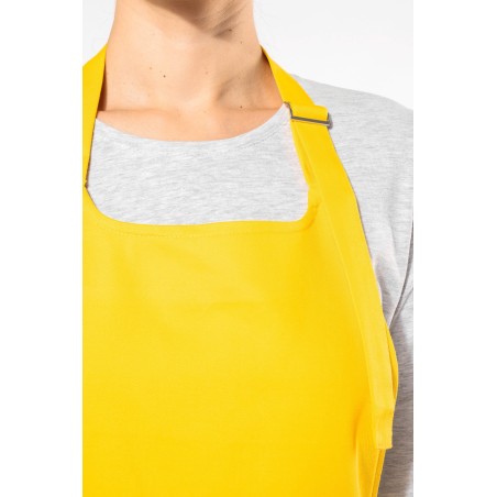 Cotton apron with pocket