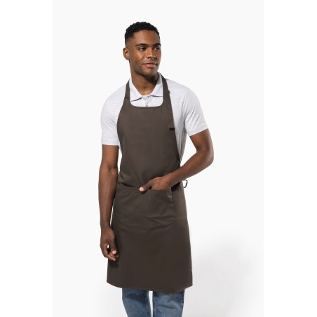Cotton apron with pocket