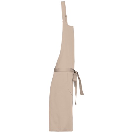 Cotton apron with pocket