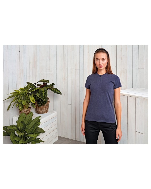 Camiseta ecorresponsable \"Comis\" - cuello con botones...