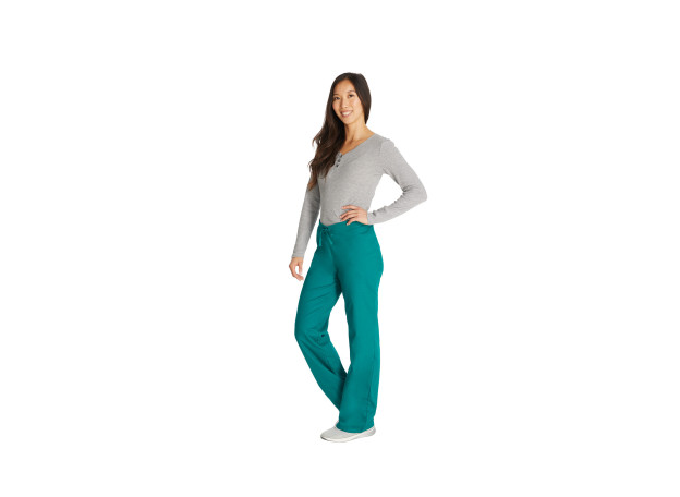 Unisex drawstring trousers with standard waistband