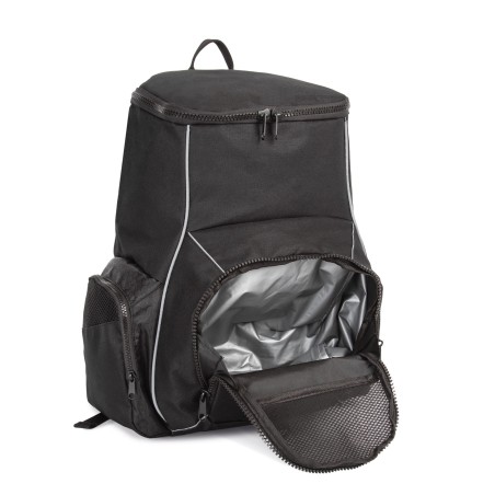 Recycled sports backpack with object holder