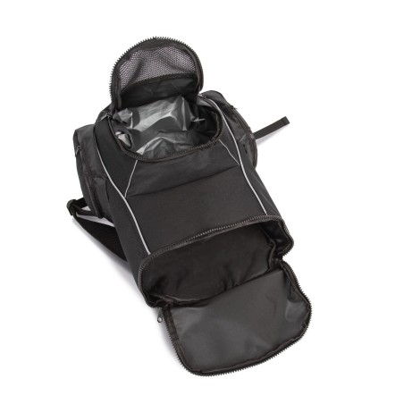 Recycled sports backpack with object holder