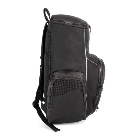 Recycled sports backpack with object holder