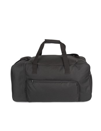 Large sports bag with side compartment