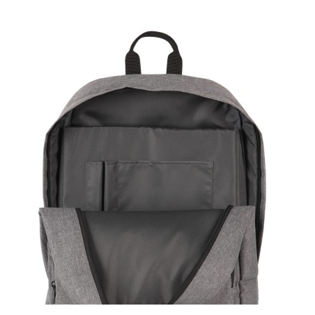 Recycled quilted work backpack