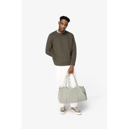 Fleece duffel bag