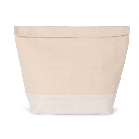 Cooler bag with rolltop fastening