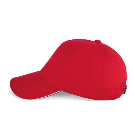 Gorra de 5 paneles con visera sándwich - K-up Gold Label
