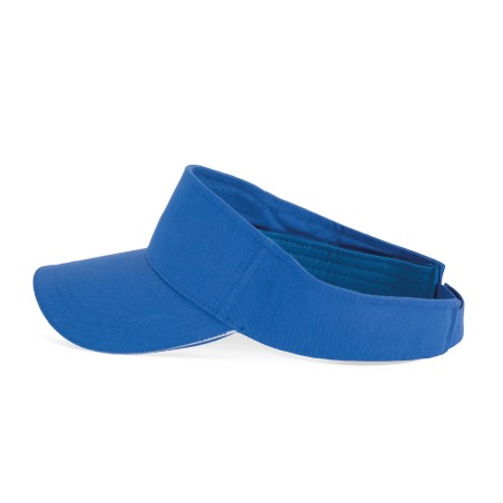 Visera deportiva de algodón