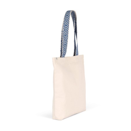 Recycled flat bottom shopping bag
