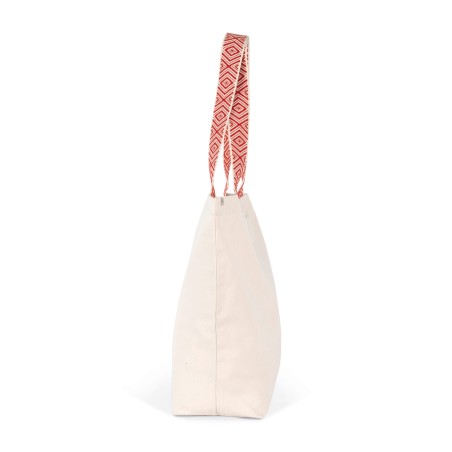 Large recycled flat bottom shopping bag