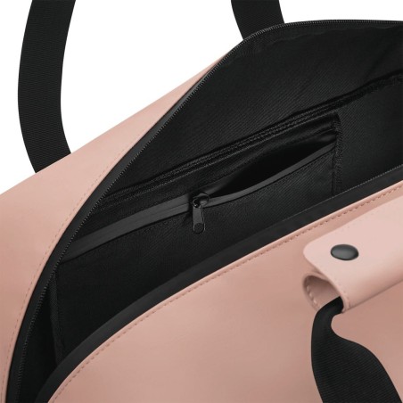 Travel bag in matt polyurethane
