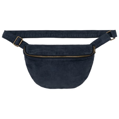 Eco-friendly corduroy washed effect fanny bag