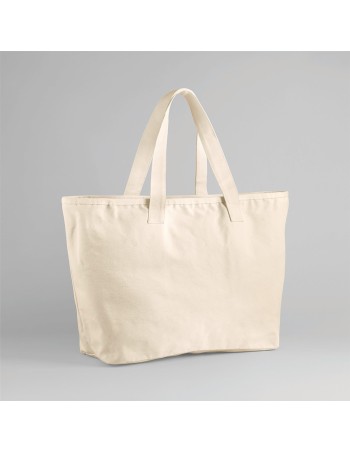 Zipped beach bag