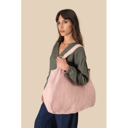 Linen shopping bag