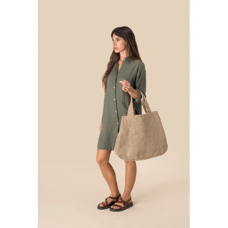 Jute shopping bag