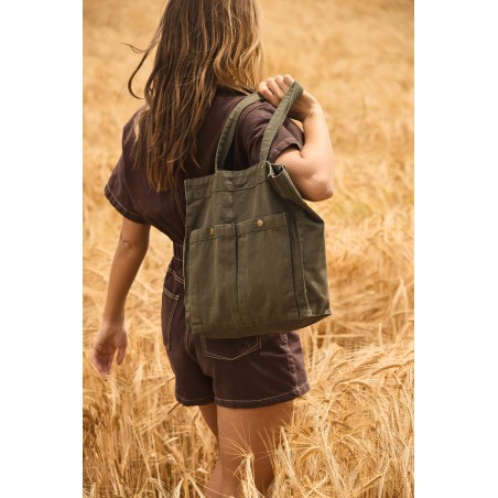 Bolsa con doble bolsillo frontal
