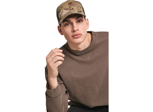 Gorra trucker retro multicam