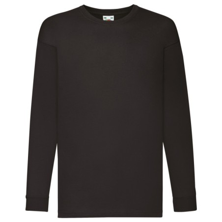 Camiseta Valueweight manga larga niños (61-007-0)