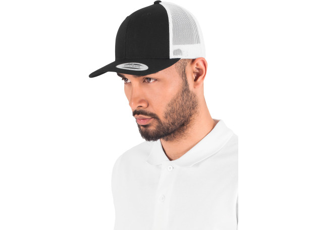 Two-tone retro trucker cap