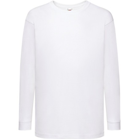 Camiseta Valueweight manga larga niños (61-007-0)