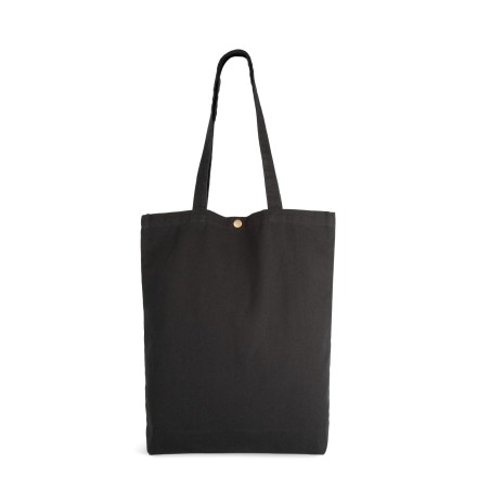 Washed cotton tote bag