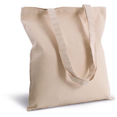 Cotton canvas shopper bag