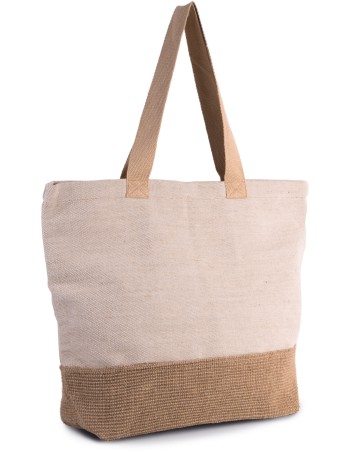 Bolsa shopper rústica de juco 2