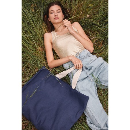 Bolsa shopper rústica de juco - grande
