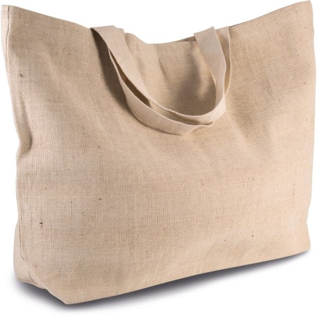 Bolsa shopper rústica de juco - grande